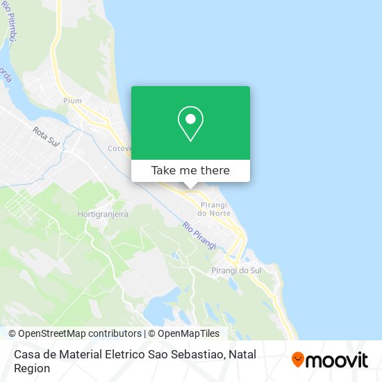 Casa de Material Eletrico Sao Sebastiao map
