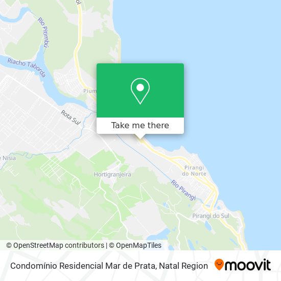 Condomínio Residencial Mar de Prata map