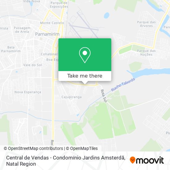 Central de Vendas - Condomínio Jardins Amsterdã map