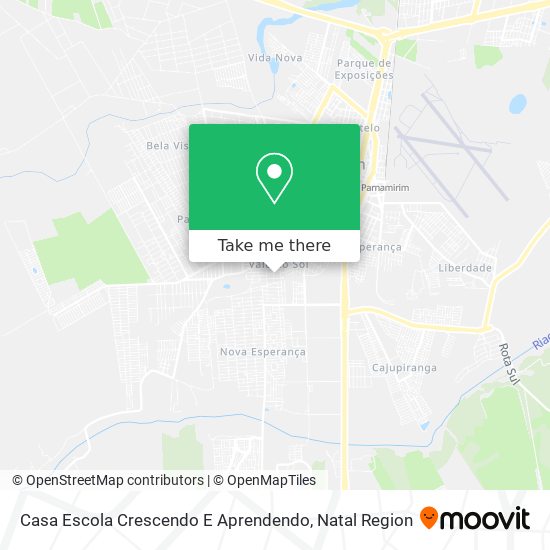Casa Escola Crescendo E Aprendendo map