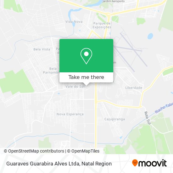 Guaraves Guarabira Alves Ltda map
