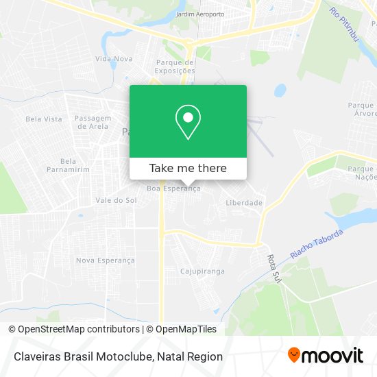 Claveiras Brasil Motoclube map