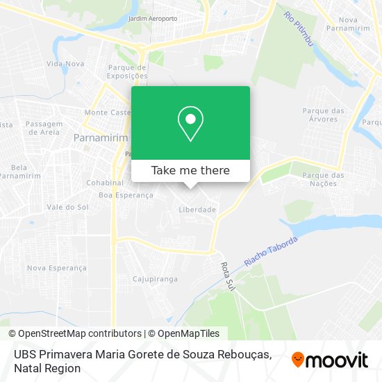 UBS Primavera Maria Gorete de Souza Rebouças map