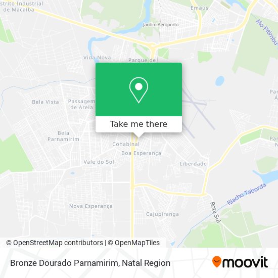Bronze Dourado Parnamirim map