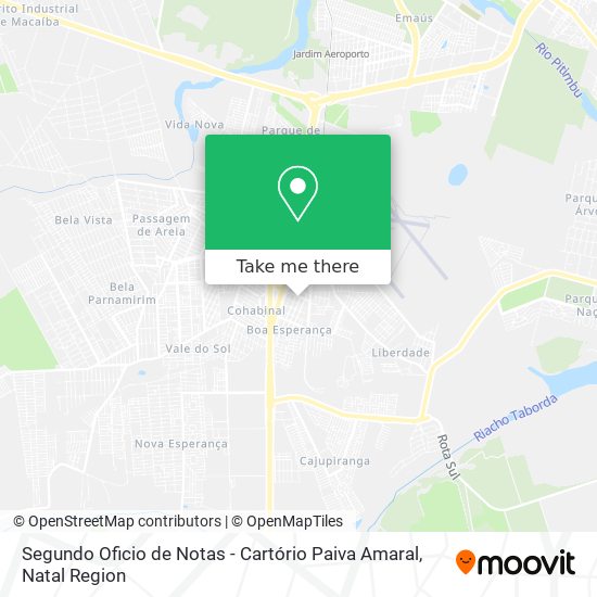 Segundo Oficio de Notas - Cartório Paiva Amaral map
