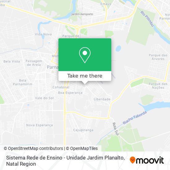 Sistema Rede de Ensino - Unidade Jardim Planalto map