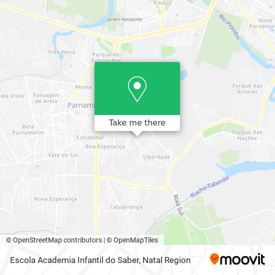 Escola Academia Infantil do Saber map