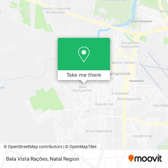 Bela Vista Rações map