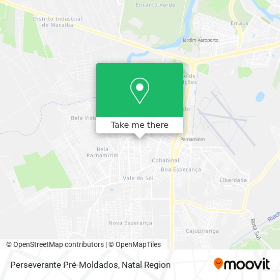Perseverante Pré-Moldados map