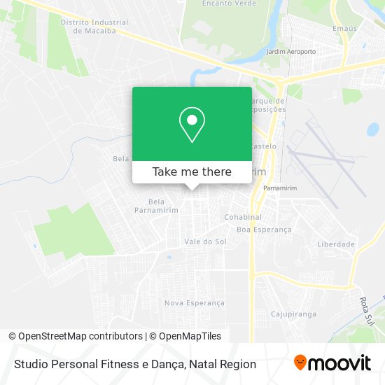 Studio Personal Fitness e Dança map