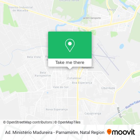 Mapa Ad. Ministério Madureira - Parnamirim