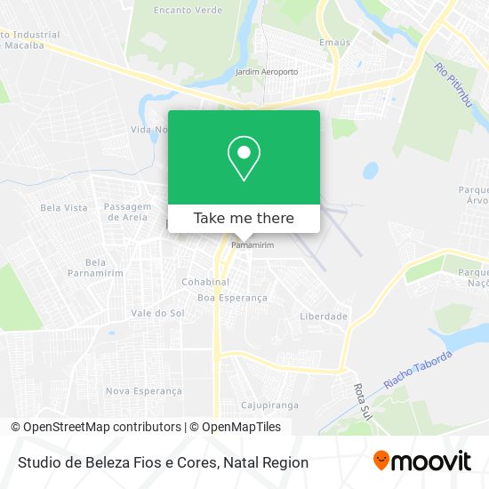 Studio de Beleza Fios e Cores map