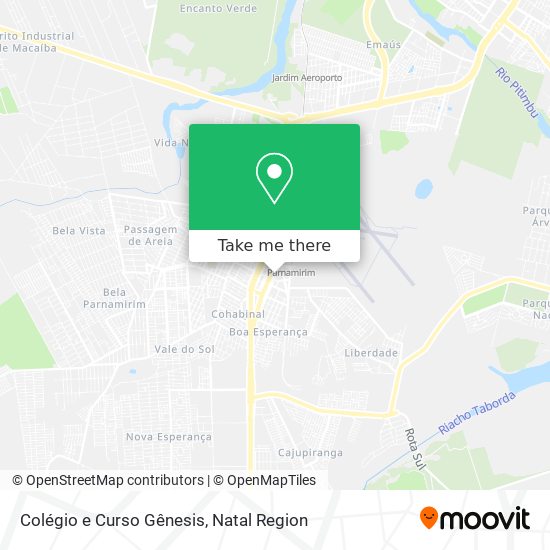 Colégio e Curso Gênesis map