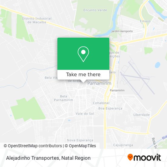 Mapa Alejadinho Transportes