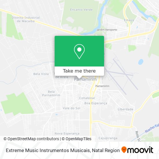 Extreme Music Instrumentos Musicais map