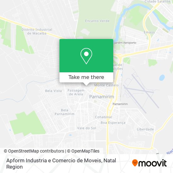 Apform Industria e Comercio de Moveis map