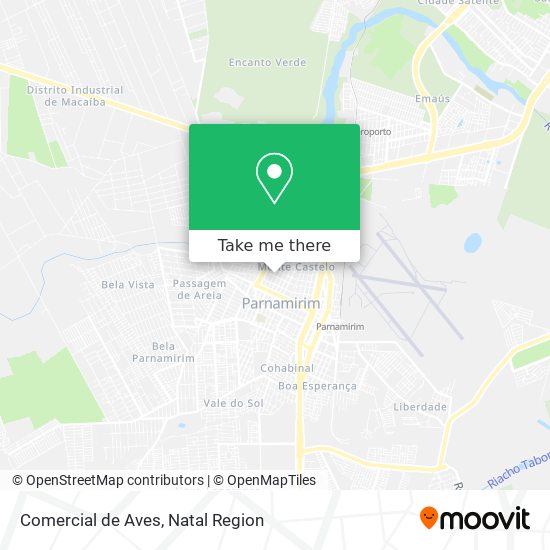 Mapa Comercial de Aves