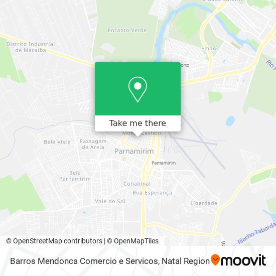 Barros Mendonca Comercio e Servicos map