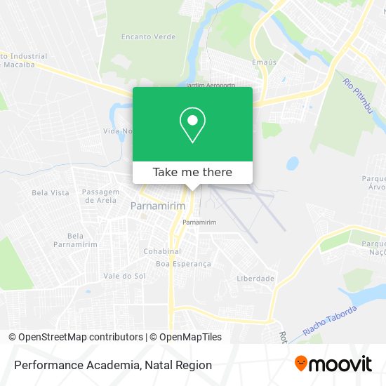 Performance Academia map