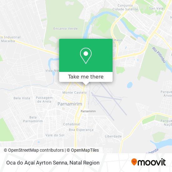 Oca do Açaí Ayrton Senna map