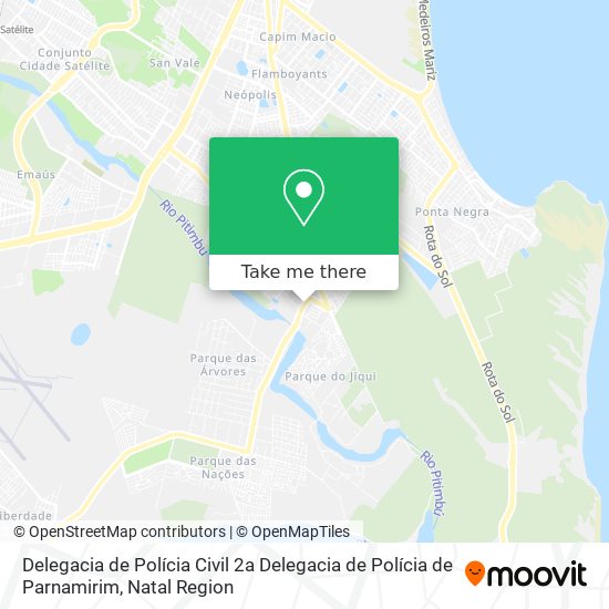 Delegacia de Polícia Civil 2a Delegacia de Polícia de Parnamirim map
