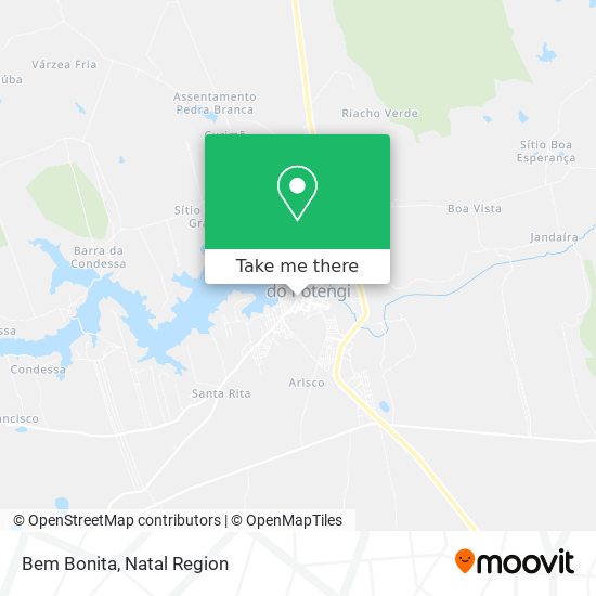 Bem Bonita map