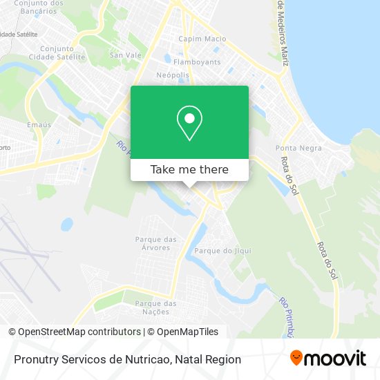 Pronutry Servicos de Nutricao map