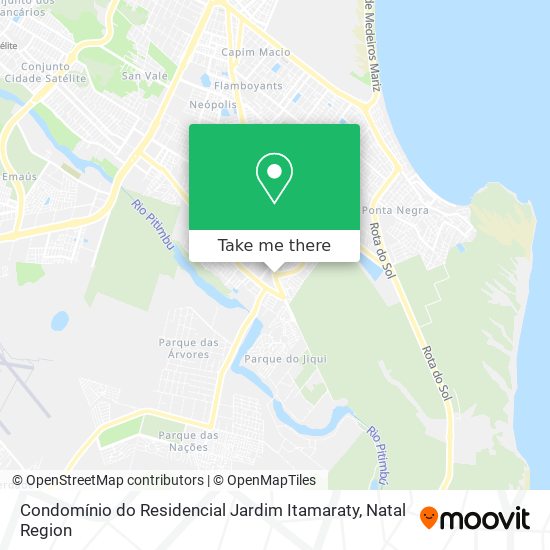 Condomínio do Residencial Jardim Itamaraty map