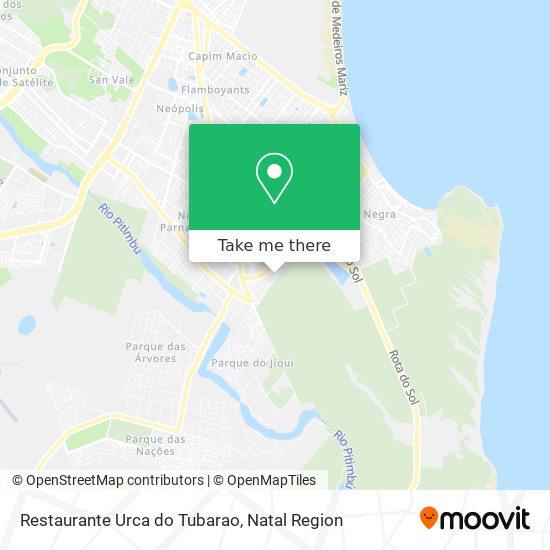 Restaurante Urca do Tubarao map