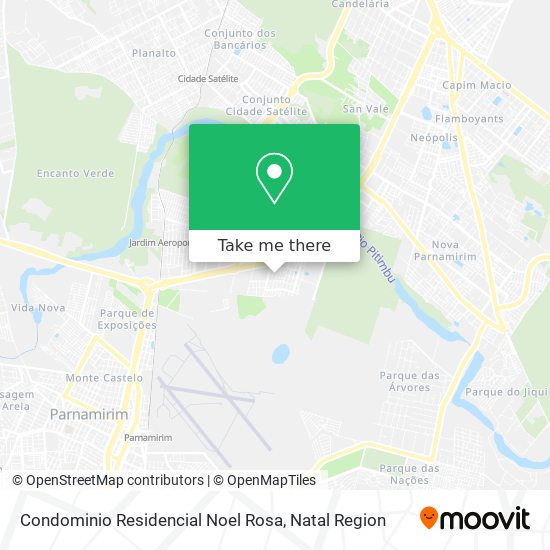Mapa Condominio Residencial Noel Rosa