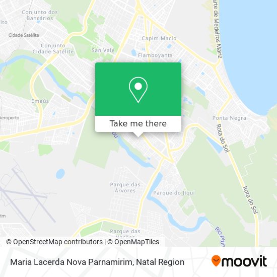 Maria Lacerda Nova Parnamirim map