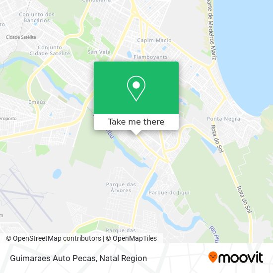 Mapa Guimaraes Auto Pecas