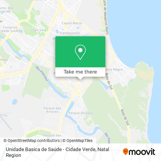 Unidade Basica de Saúde - Cidade Verde map
