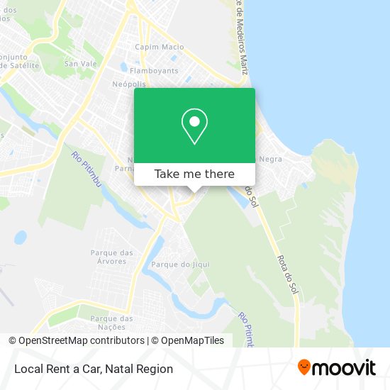 Local Rent a Car map