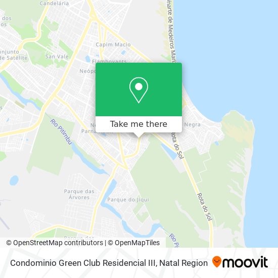 Mapa Condominio Green Club Residencial III