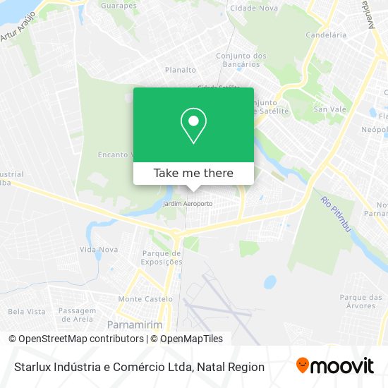 Starlux Indústria e Comércio Ltda map