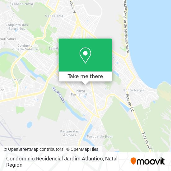 Condominio Residencial Jardim Atlantico map