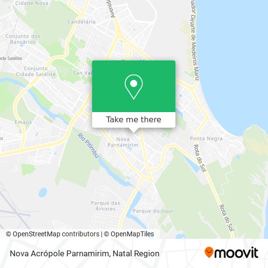Nova Acrópole Parnamirim map