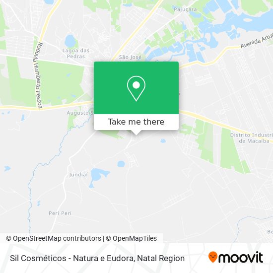 Sil Cosméticos - Natura e Eudora map