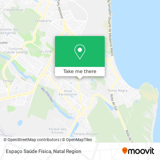 Espaço Saúde Física map
