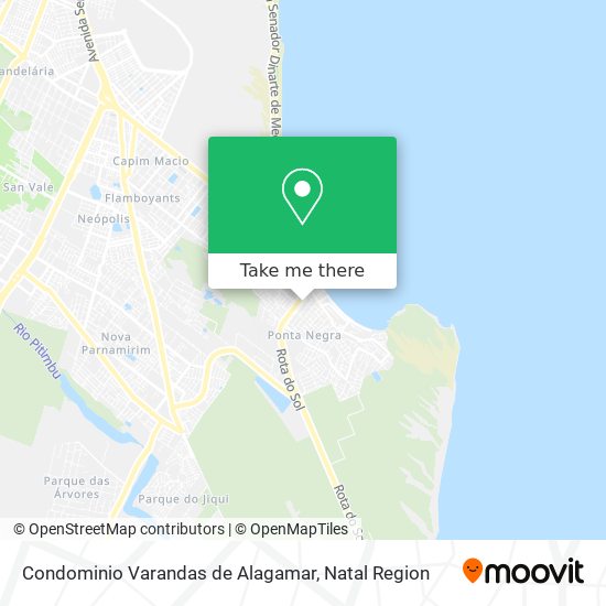 Condominio Varandas de Alagamar map