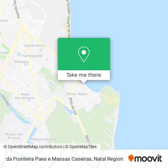 da Fronteira Paes e Massas Caseiras map
