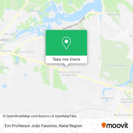 Em Professor João Faustino map