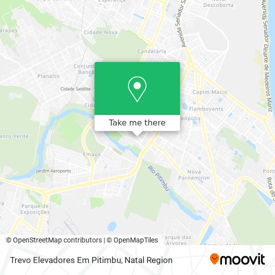 Trevo Elevadores Em Pitimbu map