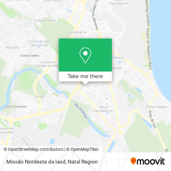 Missão Nordeste da Iasd map