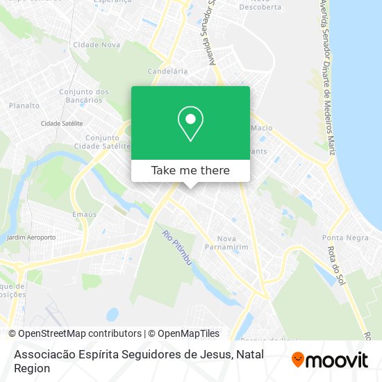 Associacão Espírita Seguidores de Jesus map