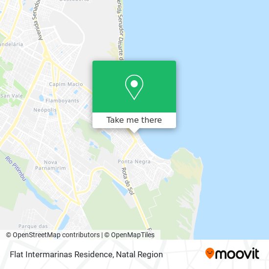 Flat Intermarinas Residence map