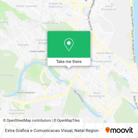 Extra Grafica e Comunicacao Visual map
