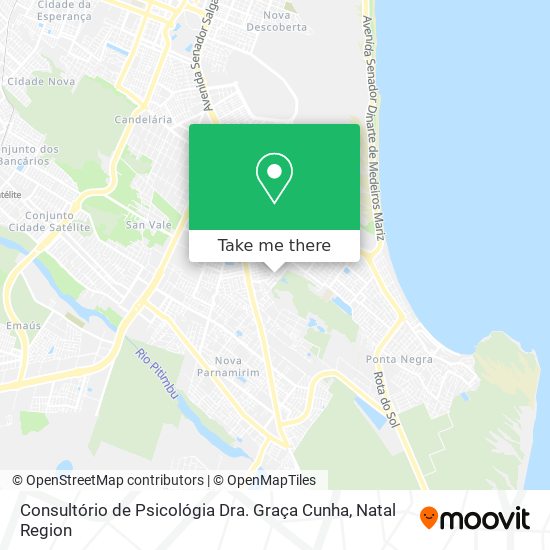 Consultório de Psicológia Dra. Graça Cunha map