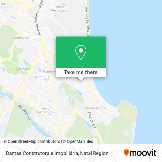 Dantas Construtora e Imobiliária map